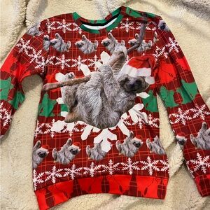 Sloth ugly sweater!